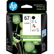 6ZD26AA HP 67 Black and Tri-Color Ink Cartridge Combo Pack